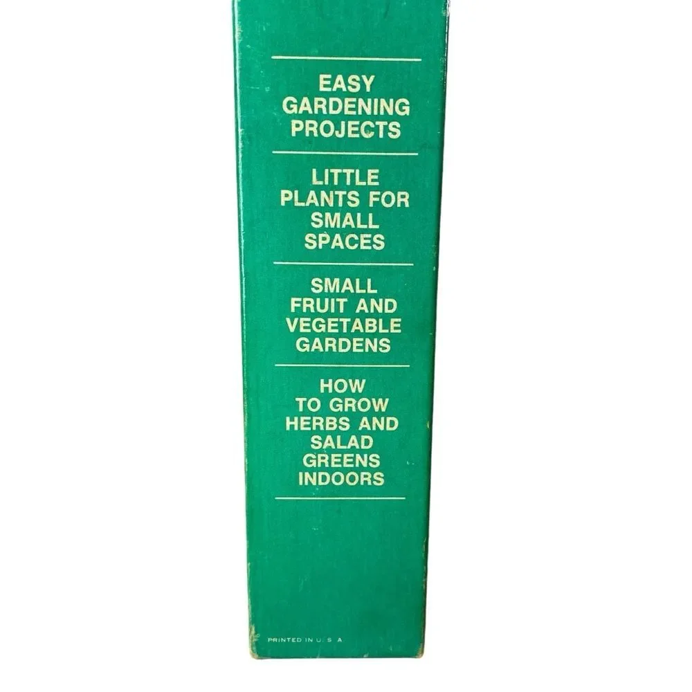 The New Home Gardening Library Vintage Box Set of 4 Paperback Books